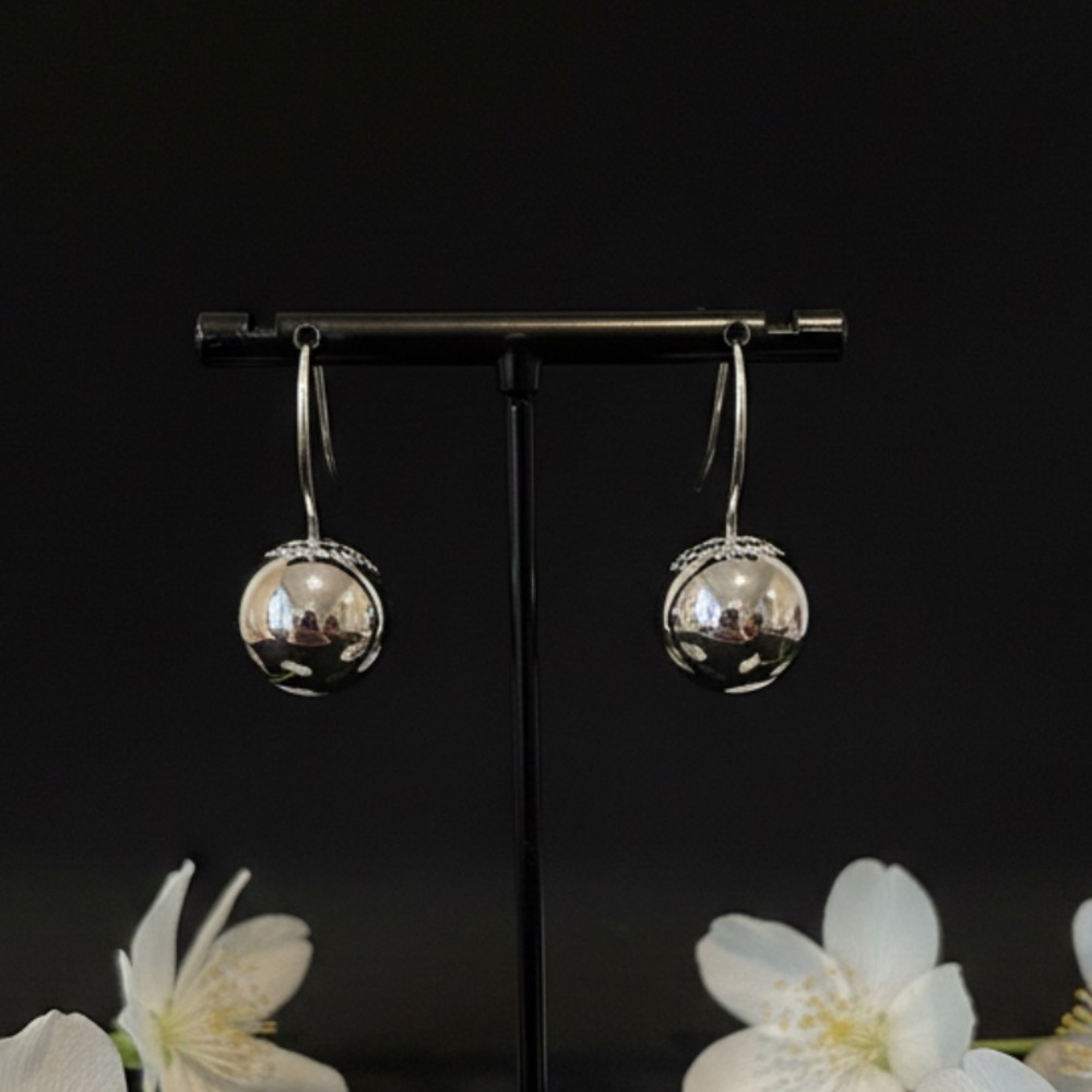 Elegant Silver Drop Earrings